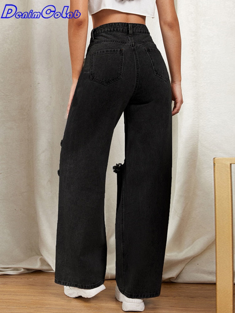 Wide Leg Loose Boyfriend Jeans