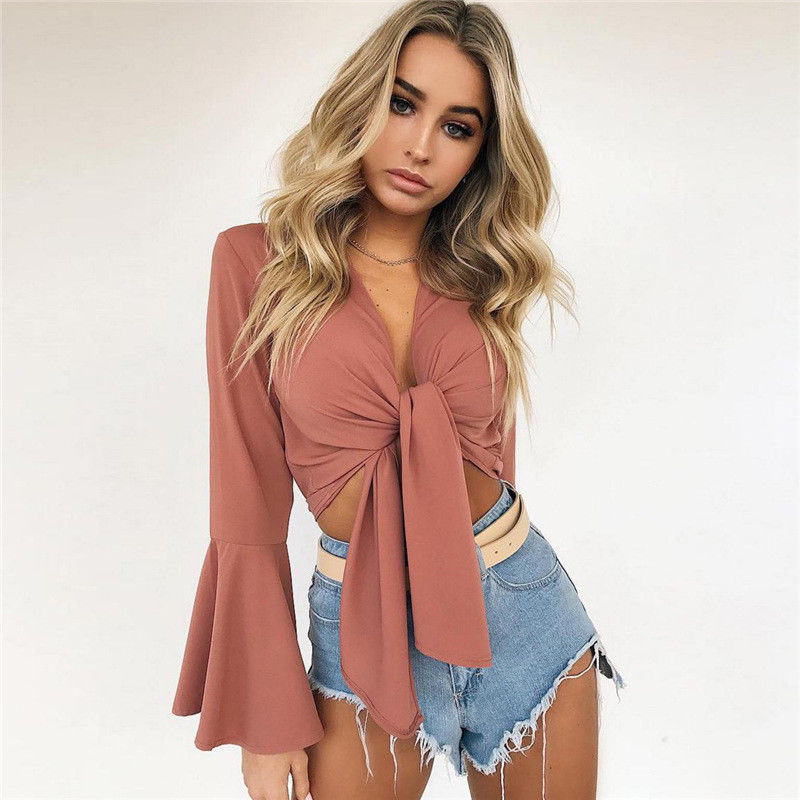 Women’s Boho Summer Tie Top