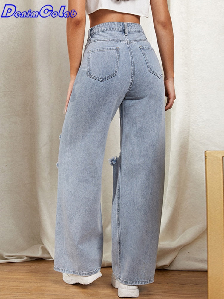 Wide Leg Loose Boyfriend Jeans