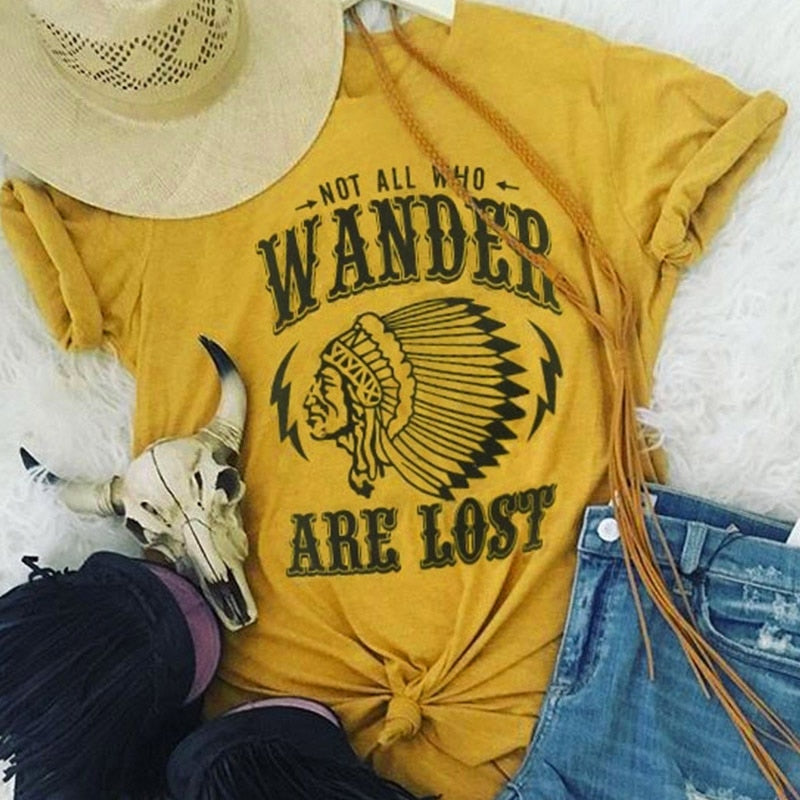 Not All Who Wander Graphic Tee